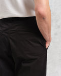 wax london men's Marwood Trousers Black Cotton Twill
