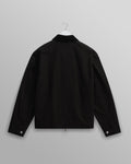 wax london men's Mason - Black Canvas Work Jacket
