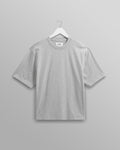 wax london men's Milton - Grey Marl Organic Compact Cotton T-Shirt