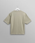 wax london men's Milton - Light Sage Organic Emorised Cotton T-Shirt