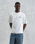 wax london men's Milton - White Getaway Graphic Cotton T-Shirt