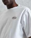wax london men's Milton - White Getaway Graphic Cotton T-Shirt