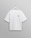 wax london men's Milton - White Getaway Graphic Cotton T-Shirt