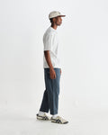 wax london men's Milton - White Organic Compact Cotton T-Shirt