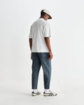 wax london men's Milton - White Organic Compact Cotton T-Shirt