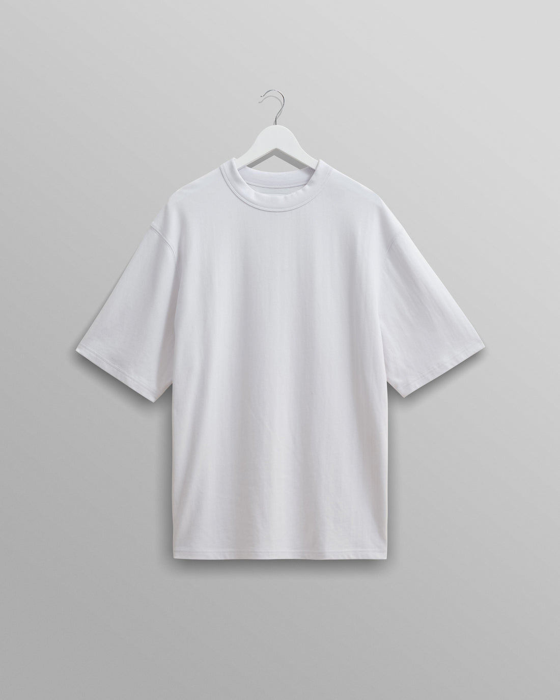 wax london men's Milton - White Organic Compact Cotton T-Shirt