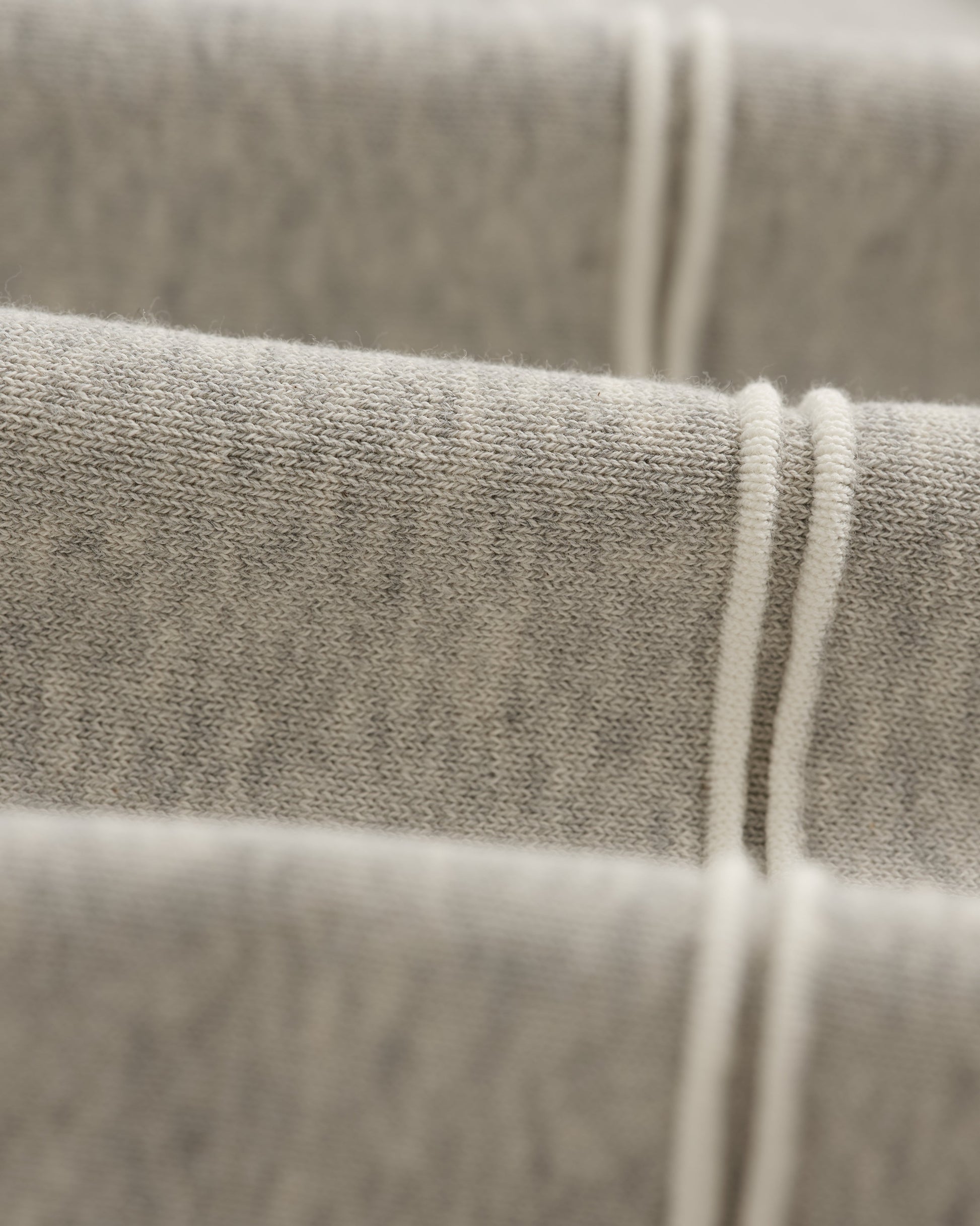 wax london men's Minori Shirt Grey Milano Stitch