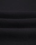 wax london men's Montague - Black Ribbed Organic Cotton Vest