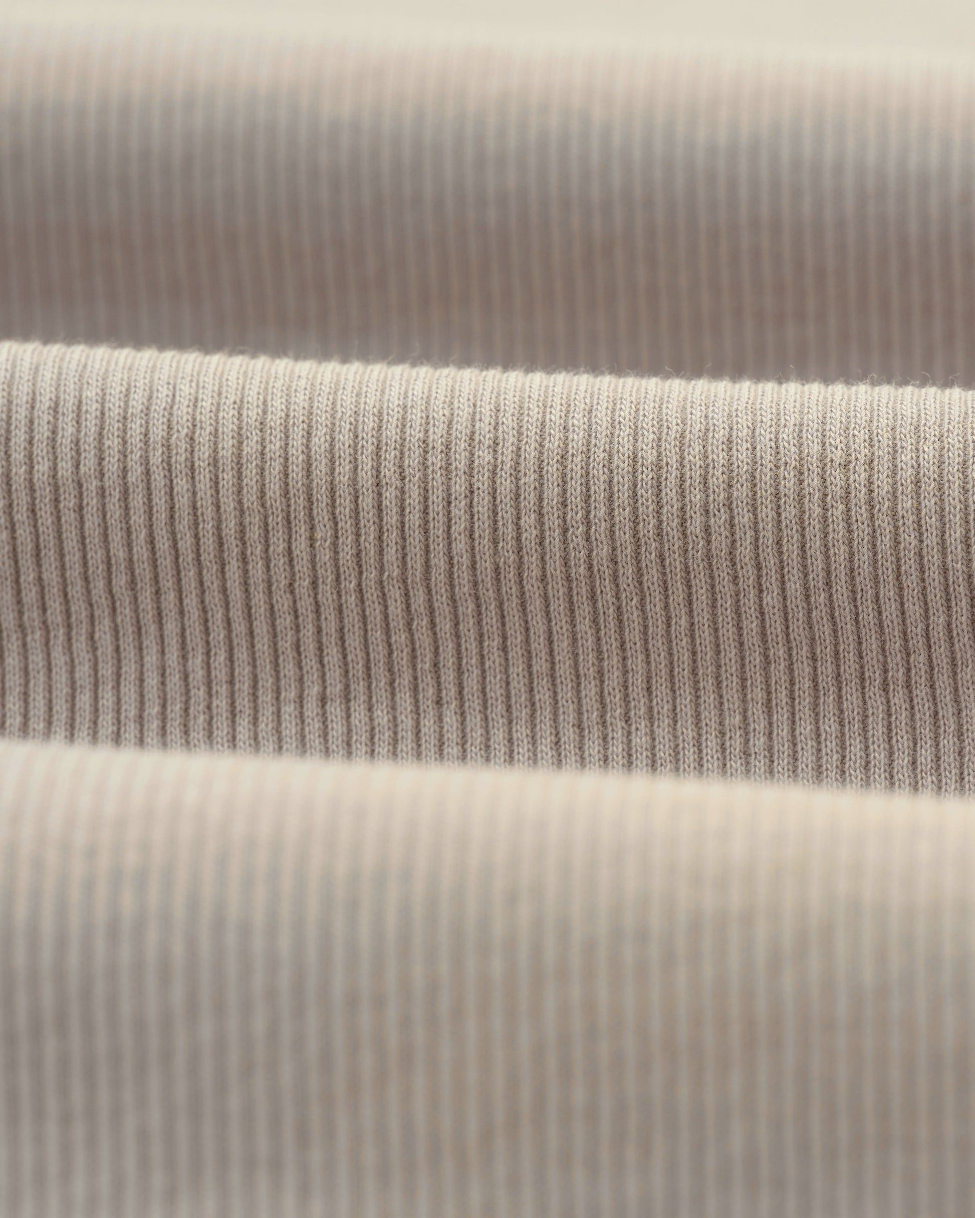 wax london men's Montague - Taupe Grey Ribbed Organic Cotton Vest