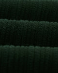 wax london men's Naples - Dark Green Textured Knitted Polo Shirt