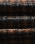wax london men's Osier - Navy And Brown Drawn Check Jacket