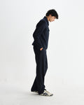 wax london men's Osier - Navy Heavy Twill Jacket