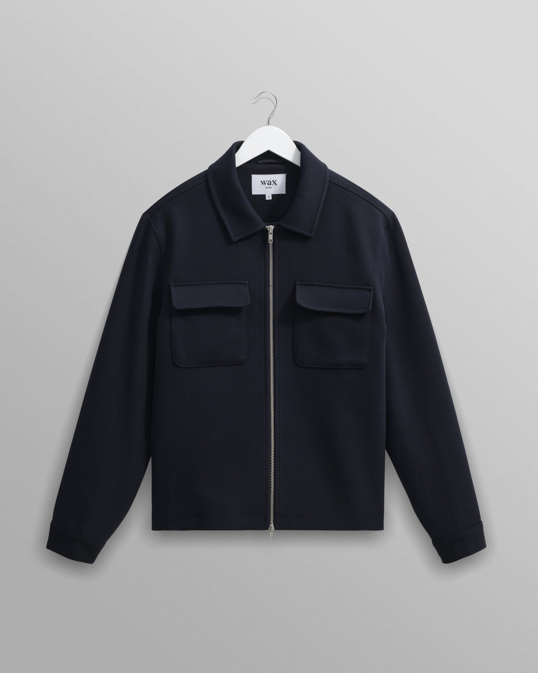 wax london men's Osier - Navy Heavy Twill Jacket