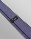 wax london men's Pavillion - Mid-Blue Linen Tie