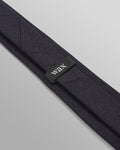 wax london men's Pavillion - Midnight Navy Linen Tie