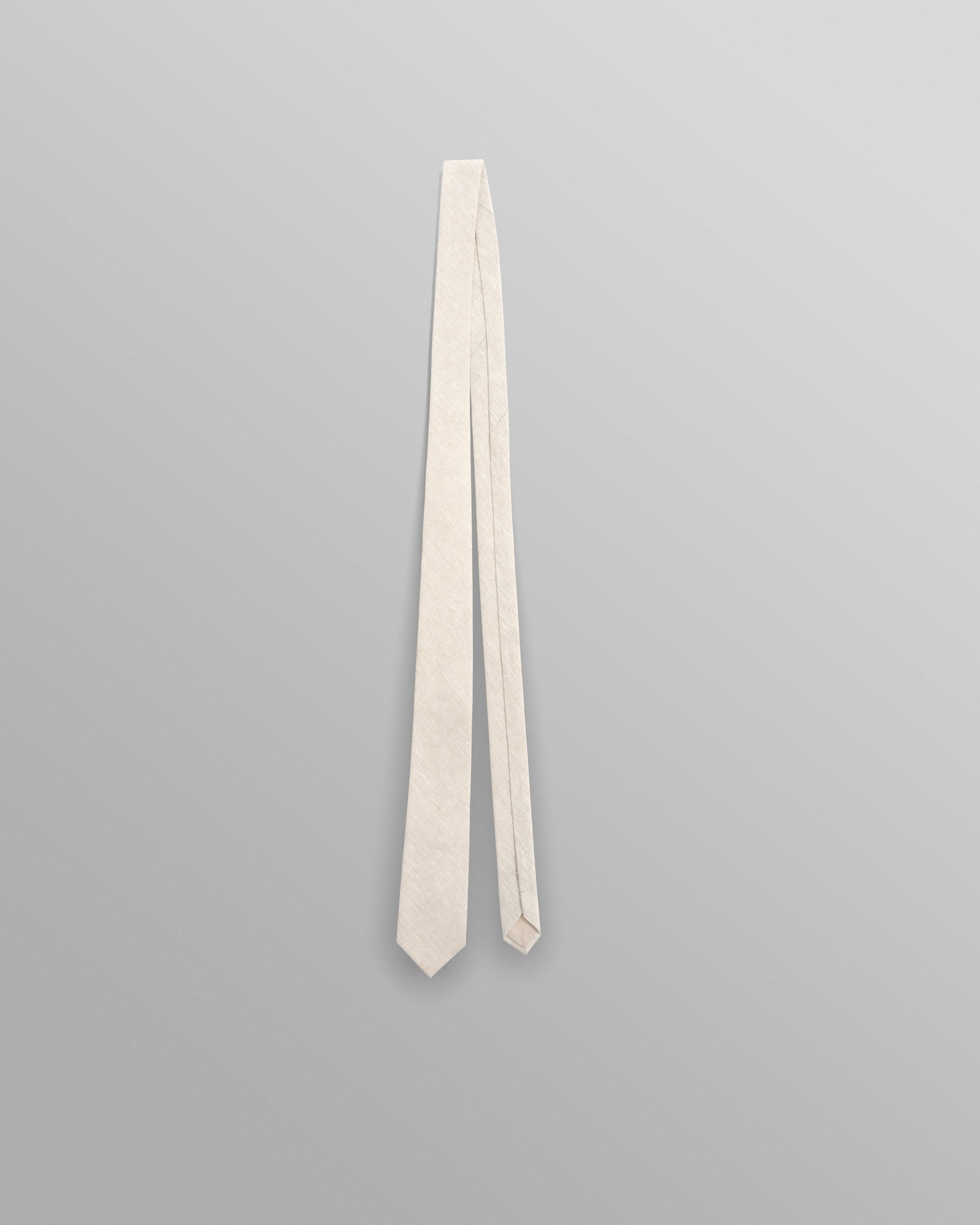 wax london men's Pavillion - Natural Linen Tie