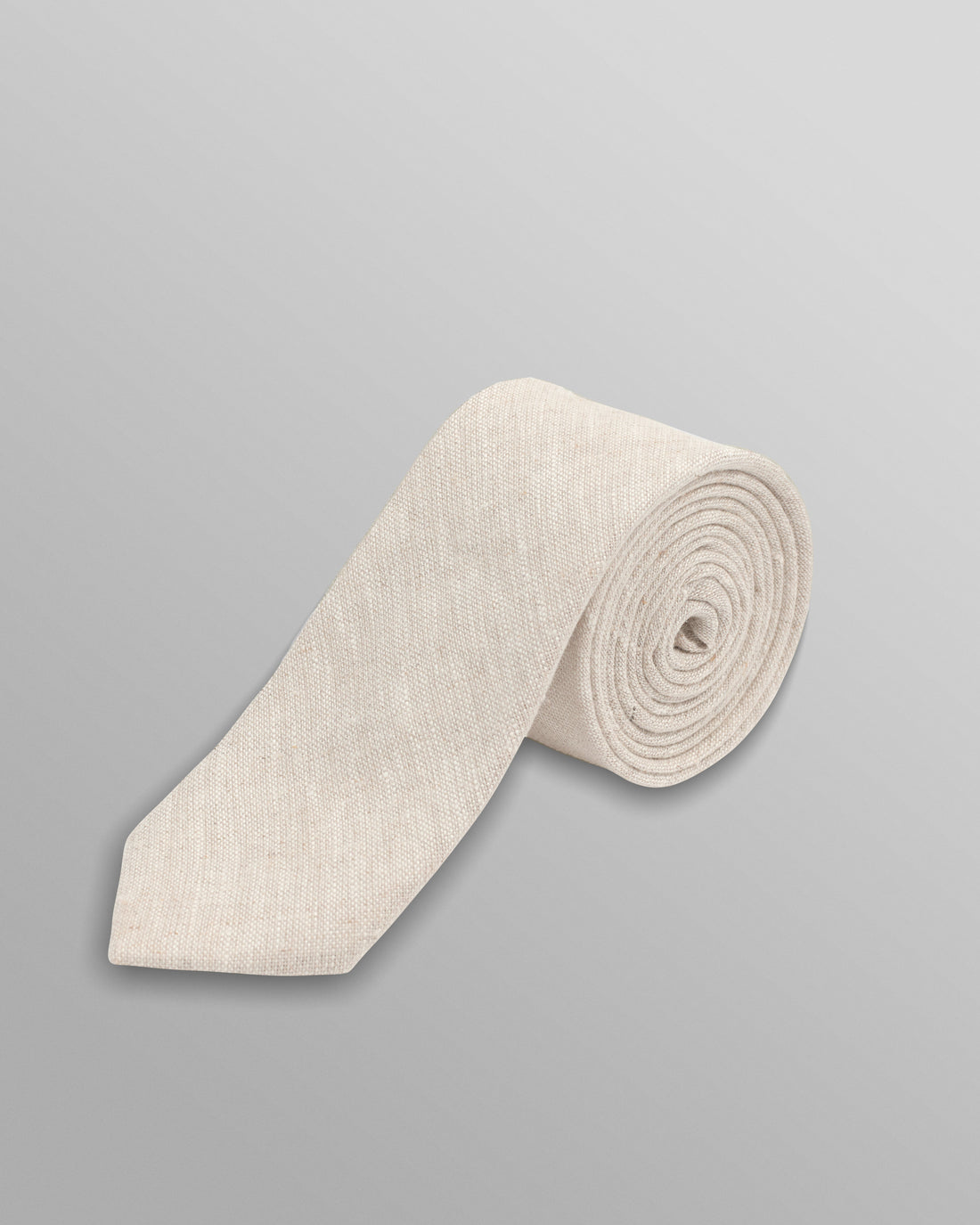wax london men's Pavillion - Natural Linen Tie