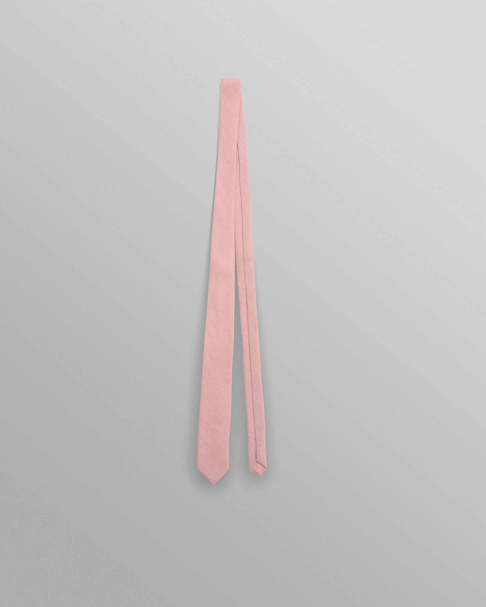wax london men's Pavillion - Pale Pink Linen Tie