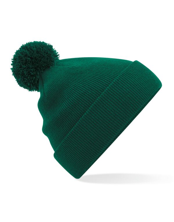 Beechfield Original Pom Pom Beanie | Unisex | Soft Touch | Cuffed | 12 Colours | One Size - Hat - Logo Free Clothing