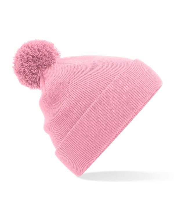 Beechfield Original Pom Pom Beanie | Unisex | Soft Touch | Cuffed | 12 Colours | One Size - Hat - Logo Free Clothing