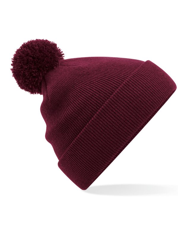 Beechfield Original Pom Pom Beanie | Unisex | Soft Touch | Cuffed | 12 Colours | One Size - Hat - Logo Free Clothing