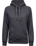 Tee Jays Ladies Hooded Sweatshirt | Hoodie Top | Ringspun Cotton Blend | 6 Colours | S-2XL - Hoodie - Logo Free Clothing