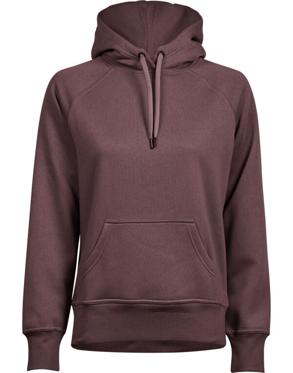 Tee Jays Ladies Hooded Sweatshirt | Hoodie Top | Ringspun Cotton Blend | 6 Colours | S-2XL - Hoodie - Logo Free Clothing