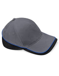 Beechfield Teamwear Competition Cap | Unisex | Cotton | Two-tone | 15 Colours | One Size - Hat - Logo Free Clothing