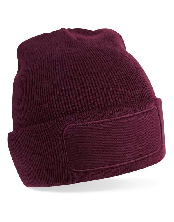 Beechfield Original Patch Beanie | Unisex | Soft Touch | Cuffed | 10 Colours | One Size - Hat - Logo Free Clothing