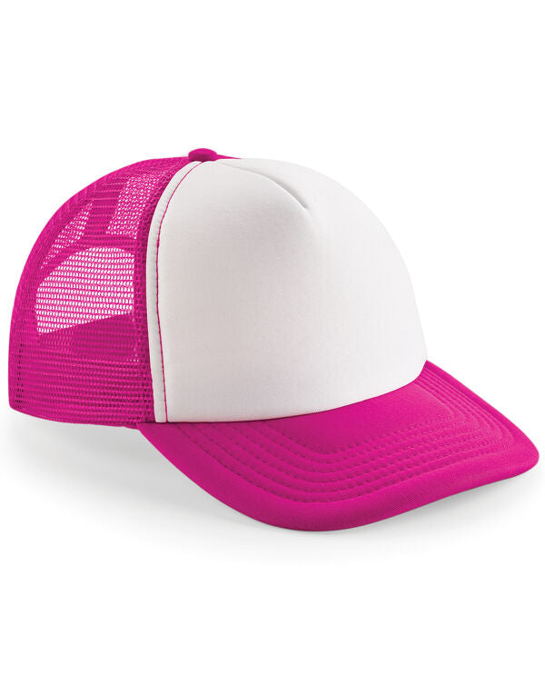 Beechfield Vintage Snapback Trucker Cap | Unisex | Two Tone | 9 Colours | One Size - Hat - Logo Free Clothing