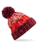 Beechfield Corkscrew Pom Pom Beanie | Unisex | Heavyweight Cable Knit | 15 Colours | One Size - Hat - Logo Free Clothing