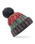 Beechfield Corkscrew Pom Pom Beanie | Unisex | Heavyweight Cable Knit | 15 Colours | One Size - Hat - Logo Free Clothing