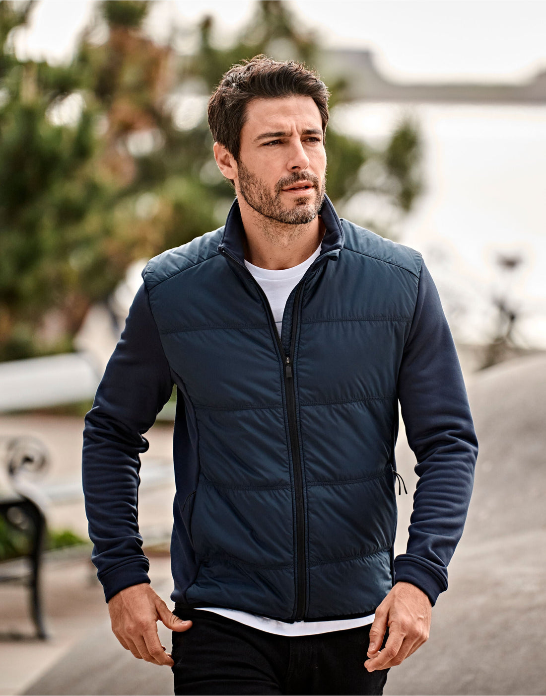 Tee Jays | Mens Hybrid-Stretch Jacket | Logo Free Clothing