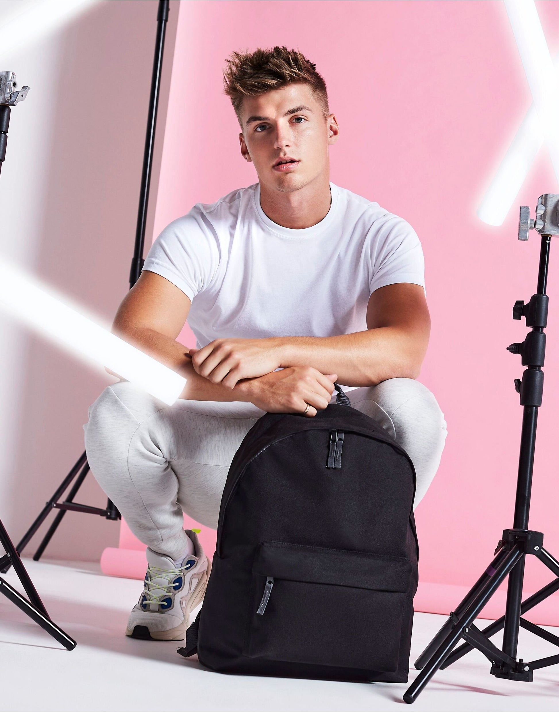 BagBase | Maxi Fashion Backpack | Logo Free Clothing