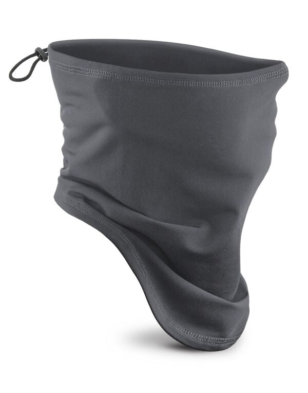 Beechfield Softshell SportTech Neck Warmer | Unisex | Snood | Black or Grey | One Size - Scarf - Logo Free Clothing