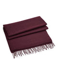 Beechfield Classic Woven Scarf | Unisex | Luxury Yarn | Oversized | 8 Colours | One Size - Scarf - Logo Free Clothing