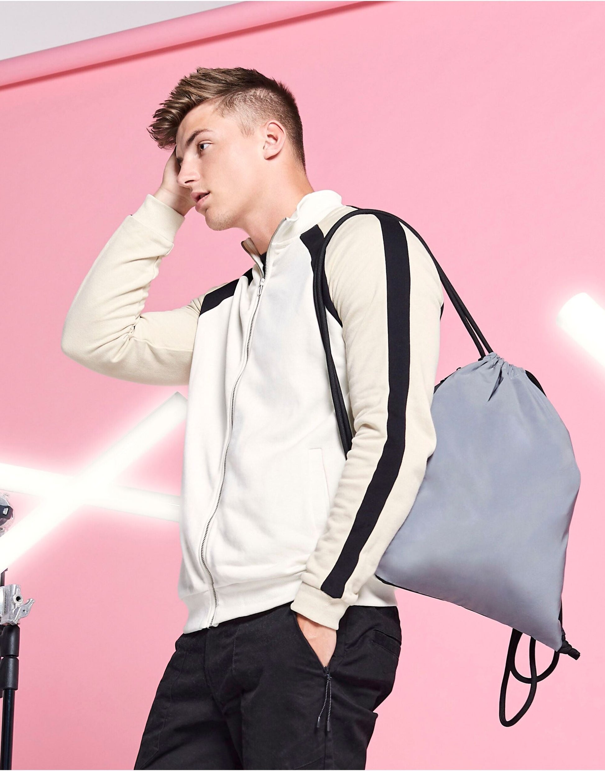 BagBase | Reflective Gymsac | Logo Free Clothing