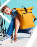 BagBase | Recycled Roll Top Backpack | Logo Free Clothing