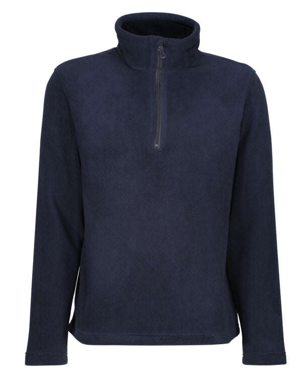 Regatta Honestly Made Mens Recycled Half Zip Fleece | Lightweight | Navy or Black | S-3XL - Fleece - Logo Free Clothing