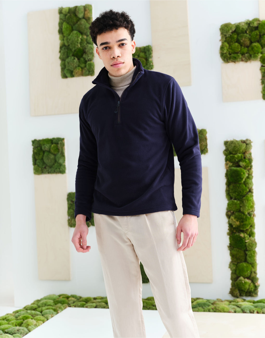 Regatta Honestly Made | 100% Recycled Half Zip Fleece | Logo Free Clothing