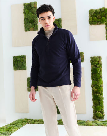 Regatta Honestly Made | 100% Recycled Half Zip Fleece | Logo Free Clothing