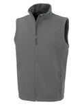 Result Recycled 2-Layer Mens Softshell Gilet | Sustainable Body Warmer | 4 Colours | S-3XL - Gilet - Logo Free Clothing