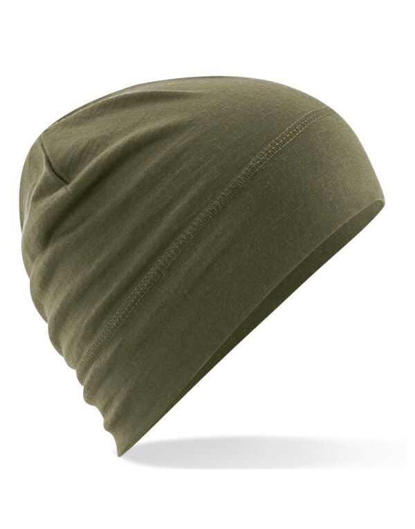 Beechfield Merino Beanie | Unisex | Breathable | Lightweight | 3 Colours | One Size - Hat - Logo Free Clothing