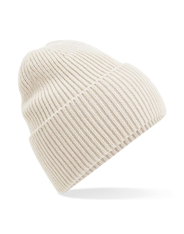 Beechfield Oversized Cuffed Beanie | Unisex | Ribbed | Wide Cuff | 7 Colours | One Size - Hat - Logo Free Clothing