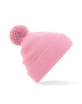 Beechfield Junior Original Pompom Beanie | Double Knit | 7 Colours | Kids Unisex Size - Hat - Logo Free Clothing