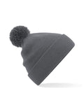 Beechfield Junior Original Pompom Beanie | Double Knit | 7 Colours | Kids Unisex Size - Hat - Logo Free Clothing