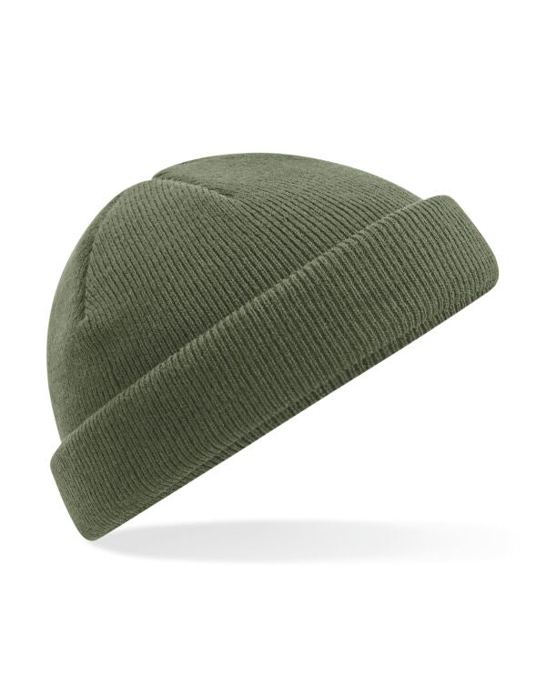 Beechfield Recycled Mini Fisherman Beanie | Unisex | Shallow Crown | 5 Colours | One Size - Hat - Logo Free Clothing