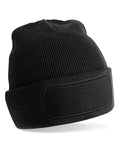 Beechfield Recycled Original Patch Beanie | Unisex | Double Knit | 3 Colours | One Size - Hat - Logo Free Clothing
