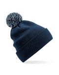 Beechfield Recycled Snowstar Beanie | Unisex | Two-Tone Pom-Pom | 4 Colours | One Size - Hat - Logo Free Clothing