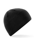 Beechfield Water Repellent Active Beanie | Unisex | Showerproof | Black or Grey | One Size - Hat - Logo Free Clothing